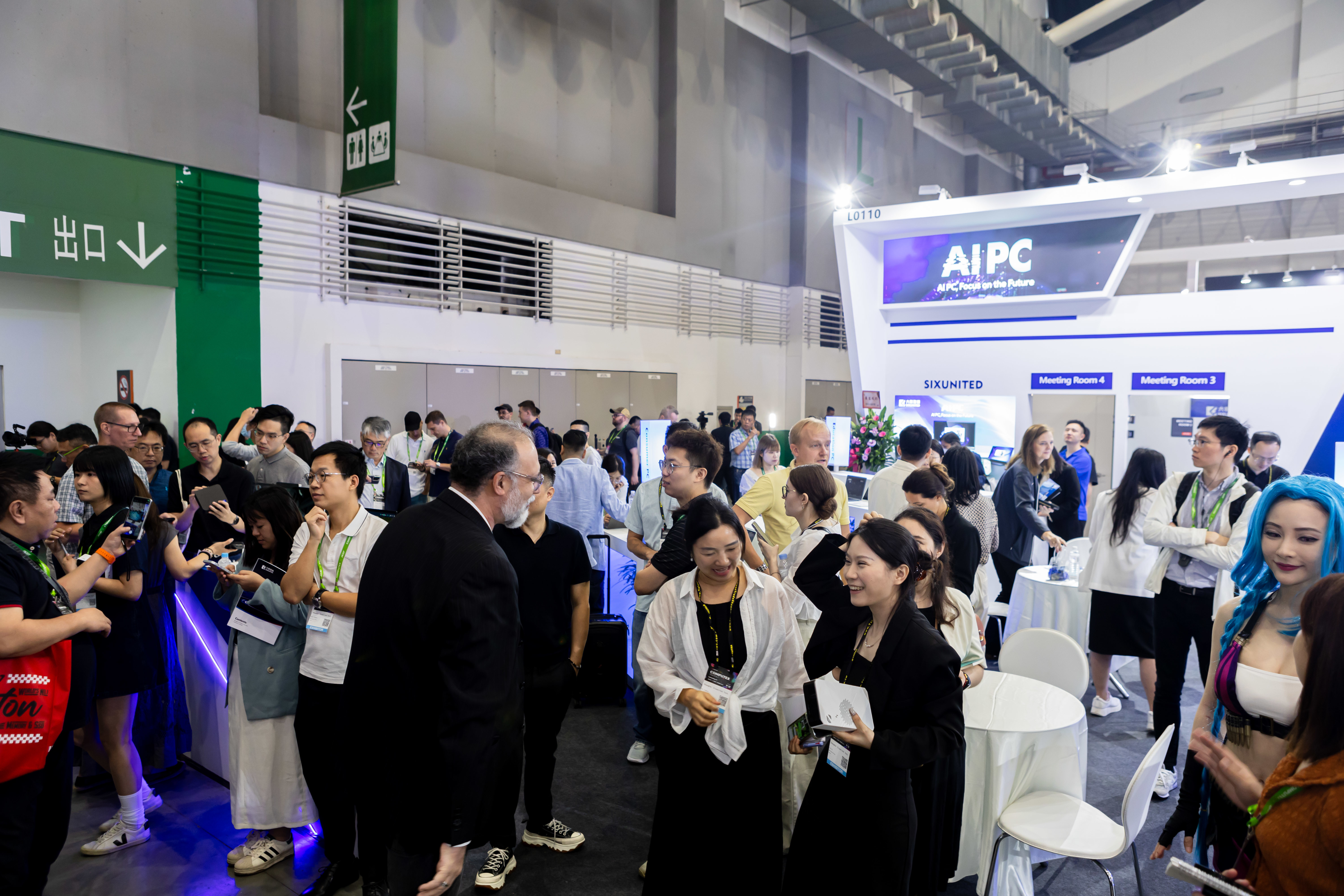 Sixunited AI PC e tecnologia 3D a olho nu brilham em Taipei Computer Show COMPUTEX 2024